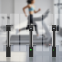 Barrière pivotante de gymnase, portillon de salle de sport, contrôle d'accès anti-collision 3D laser avec code QR/RFID/Reconnaissance faciale CE EN