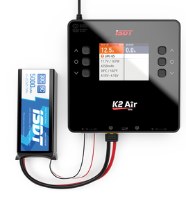 เครื่องชาร์จแบตเตอรี่ <span class=keywords><strong>Isdt</strong></span> <span class=keywords><strong>K2</strong></span> <span class=keywords><strong>Air</strong></span> LiPo LiFe LiIon LiHV NiMH NiCd Pb สำหรับโดรน อุปกรณ์เสริม แบตเตอรี่  ลดราคา - Product Image 1