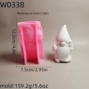 Molde de Silicona Hecho a Mano Kingnoo para Adornos Decorativos DIY, Forma Irregular, Estilo Ins W0338 - Product Image 4