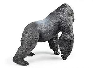 Estatuas de Gorilla negras de resina personalizadas, escultura realista de acero dorado, adornos de animales - Product Image 5