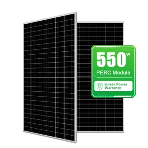 中国仓库免税太阳能moudels 300瓦500瓦670瓦太阳能电池板高效硅太阳能电池板