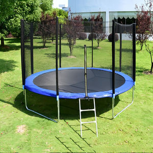 Trampoline Extérieur Pliable de Haute Qualité, Grand Modèle de 8 <span class=keywords><strong>Pieds</strong></span>, <span class=keywords><strong>avec</strong></span> Filet de Sécurité, pour Jardin, Enfants, Sauts Amusants, Fête <span class=keywords><strong>d</strong></span>'Anniversaire, <span class=keywords><strong>Jeu</strong></span> en PVC et PP - Product Image 6