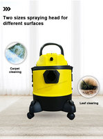 Machine de nettoyage de tapis multifonctionnelle au design innovant jaune vif LESP