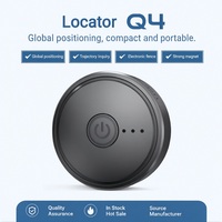 Traceur GPS intelligent 4G avec bouton SOS, WiFi, LBS, localisation multi-mode, magnétique, en plastique, sans installation requise, contrôle par application pour enfants et personnes âgées