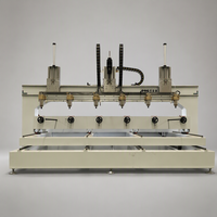 Machine de gravure CNC 3D sur bois à 4 axes, système NC Studio, 380V, précision 0,01 mm, moteur de broche 3,2 kW, pompe, pour sculpture et sculpture de meubles