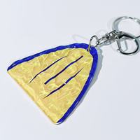 Porte-clés en acrylique effet vague d'eau, texture eau de piscine, transparent, breloque créative et mignonne pour sac à dos, sac à main, décoration, cadeau