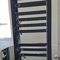 Lemari jaringan kabinet server terbuka kabinet server 18u 22u 32u 36u 42U rak server
