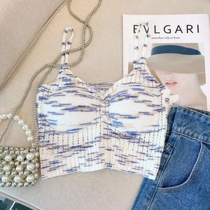2024 Women Summer <strong>Crop</strong> Top <strong>Vest</strong> Colorful New Fashion Knitwear Sleeveless Sexy Hot Girl Base <strong>Sweater</strong> Short Tops Casual <strong>Vest</strong> - Product Image 2