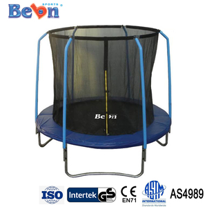 Vente en gros d'ensemble de clôture de sécurité pour trampoline rebondissant extérieur équipement de <span class=keywords><strong>fitness</strong></span> combiné PVC durable et accessoires complets - Product Image 3
