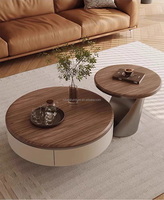 Table basse en bois de style rétro combinaison de couleurs populaire meuble TV salon villa italienne armoire de rangement pour la maison