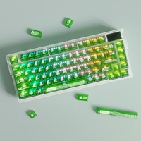 Clavier mécanique de jeu sans fil tri-mode avec écran RGB, 75 % de disposition, échange à chaud, personnalisation complète, ODM/OEM