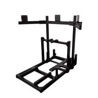 Schwarzes 4080 Eloxiertes Sim-Racing-Cockpit Aluminium-Extrusionsprofil Sim-Racing-Rig-Cockpit Sehr Robustes Rennsimulator-Cockpit