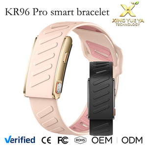 KR96 Pro สมาร์ทแบนด์แบบไม่มีหน้าจอ วัดการนอนหลับ อัตราการเต้นของหัวใจ สายรัดข้อมือไนลอนสำหรับเล่นกีฬา เครื่องติดตามสุขภาพ สายรัดข้อมือเพื่อสุขภาพ กันน้ำ IP68 สำหรับทุกเพศ - Product Image 1