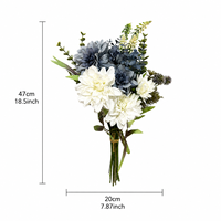 Bruidsboeket, kunstbloemenarrangement, tafeldecoratie voor bruiloft, bruidsmeisjesboeket, decoratie voor thuis