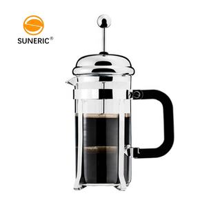 Cafetière Portable 600ml, acier inoxydable, petit appareil à café ou à thé, résistant à la chaleur, presse française - Product Image 1