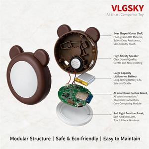 Dispositivo Inteligente con IA para el Cuello en Caja de Regalo con Asistente de Voz Multilingüe para Niños, Regalo de Cumpleaños, Proveedor OEM Personalizado - Product Image 5