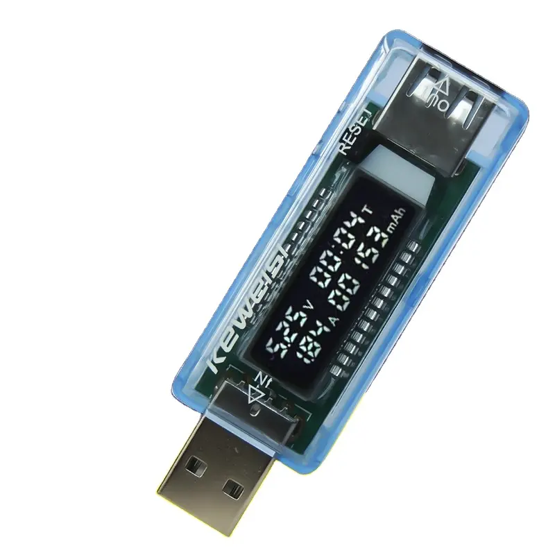 Máy Kiểm Tra USB Đồng Hồ Vạn Năng Mini Để Đọc Vôn Ampe MAh Với Màn Hình LCD Bộ Kiểm Tra Sạc Bộ Sạc Vôn Kế Màn Hình Kỹ Thuật Số Led Usb