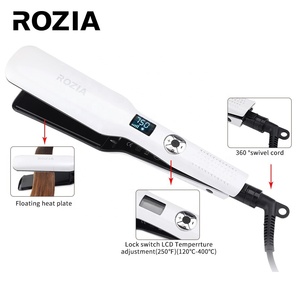 <span class=keywords><strong>Plancha</strong></span> <span class=keywords><strong>de</strong></span> <span class=keywords><strong>pelo</strong></span> iónica con pantalla LED <span class=keywords><strong>de</strong></span> temperatura flotante con placa <span class=keywords><strong>de</strong></span> calor flotante Rozia, <span class=keywords><strong>plancha</strong></span> <span class=keywords><strong>de</strong></span> <span class=keywords><strong>pelo</strong></span> <span class=keywords><strong>de</strong></span> calentamie - Product Image 2