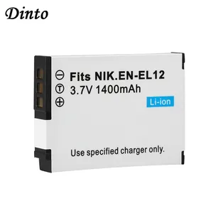 ENEL12 1400mAh 3,7 V batería de cámara de repuesto para Nikon <span class=keywords><strong>Coolpix</strong></span> S620 S630 <span class=keywords><strong>S640</strong></span> S70 S1000PJ P340 S960 EN EL12 - Product Image 1