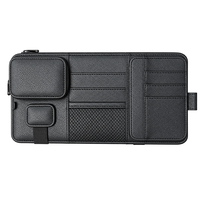 Soporte Magnético Desmontable para Tarjetas y Billetes con Capa Protectora Antirrobo para Visera de Coche, Organizador con Bajo MOQ