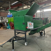 Usine de recyclage des déchets de récupération de terre végétale efficace d'écran mobile résistant de trommel