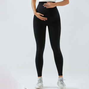 Mallas de Yoga para mujer, soporte abdominal, pantalones de yoga para mujeres embarazadas, ropa exterior elástica para levantamiento de cadera, mallas deportivas de yoga - Product Image 3