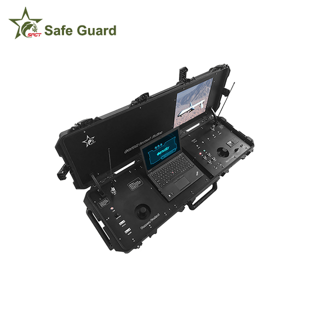 Uav Drone Fixed Wing Flight Control Station With Computer