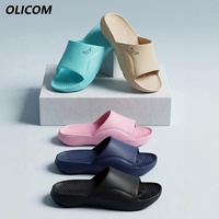 OLICOM OEM Claquettes et sandales pour femmes, antidérapantes, effet nuage, séchage rapide, pour la maison, la chambre, la douche, intérieur et extérieur