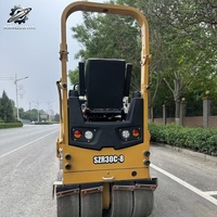 Compacteur vibrant à double tambour Sany SZR30C-8 d'occasion, 3 tonnes, marque chinoise, petit compacteur bien entretenu, livraison rapide