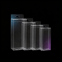 Boîte d'emballage cadeau personnalisée en PVC/PET transparent avec fenêtre et design imprimé pour le rangement