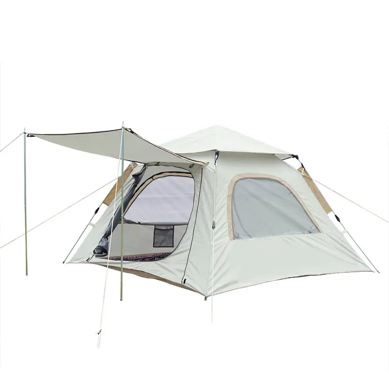 Automatische Instant Pop-Up Veilig Ontspannen Opvouwbare Campingtent, Grote Klamboe Netten Comfortabele Koele Geventileerde Opvouwbare Tent