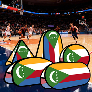 Bannière ovale Comores en tissu tricoté warp-knit pour la promotion publicitaire en extérieur, tente extérieure - Product Image 5