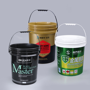 UMETASS 10L-20L seau en plastique robuste barils de peinture étanches à l'eau avec couvercle tambour de seau d'huile moteur seaux et barils - Product Image 1