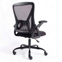 Chaise de bureau pivotante à dossier moyen en maille, de haute qualité, confortable, pour le bureau à domicile et les salles de réunion