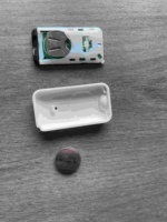 Venta caliente INTI Control remoto de 2 botones 433 MHz RF Puerta de garaje Teclado de silicona remoto para uso doméstico de grúa-Negro/Azul Rojo/Verde/Blanco