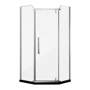 Clôture en verre trempé renforcé d'acier porte <span class=keywords><strong>de</strong></span> <span class=keywords><strong>douche</strong></span> fenêtre <span class=keywords><strong>de</strong></span> salle <span class=keywords><strong>de</strong></span> bain - Product Image 4