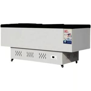 Pegatina de logotipo personalizado para congelador, congelador comercial de helados con puerta de vidrio curvado, caja de luz - Product Image 5