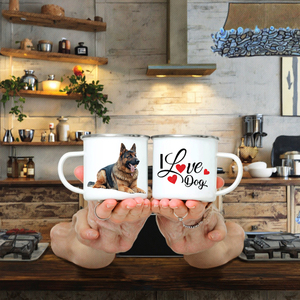 <span class=keywords><strong>Tazas</strong></span> esmaltadas <span class=keywords><strong>personalizadas</strong></span> de 350ml, <span class=keywords><strong>tazas</strong></span> esmaltadas de 8cm de Metal para el desayuno, fiestas de leche, taza esmaltada inspirada en INS, logotipo de <span class=keywords><strong>texto</strong></span> fotográfico, nombre personalizado para - Product Image 3
