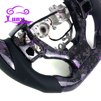 Volant personnalisé en fibre de carbone forgée avec LED RPM pour Lexus IS Series IS250 IS350 ISF RC GSF RX CT LS ES GS 2015-2023