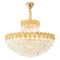 Lustre en cristal Led de villa de luxe classique et moderne pour chambre à coucher salon maison bureau décoration suspension