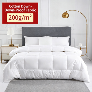 Couette de luxe pour toutes les saisons, en tissu mélangé coton, garnie de duvet et de plumes de canard - Product Image 6