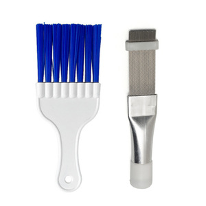 Brosse à poils en plastique de 5 mm d'épaisseur pour le nettoyage du radiateur et de la climatisation de voiture, avec manche en matériau PP - Product Image 2