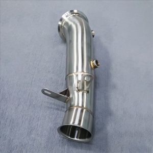 Stainless Steel Turbo Straight Downpipe Exhaust Pipe Header for BMW M135i M235i M435i F20 F21 F22 F30 F32 F33 F87 3.5" to 3" - Product Image 5