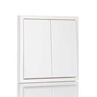 Oferta Especial: Interruptor de Dos Botones, Estándar Europeo, Panel de PC, Control Simple/Doble, Interruptor de Pared Europeo con Certificación CE para el Hogar