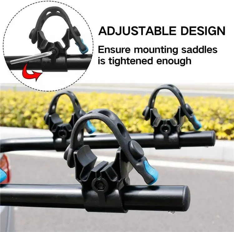 Soporte Universal para coche y SUV, plegable, personalizado, 2 bicicletas, 3 bicicletas, 4 bicicletas