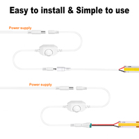 Contrôleur LED ESann pour bande LED monocolore DC 12V 24V SMD COB avec prise USB DC