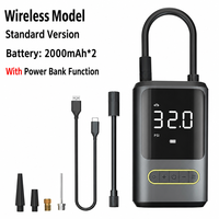 Mini compresseur d'air pour voiture sans fil, pompe à pneus rechargeable par USB, gonfleur intelligent avec affichage numérique, fournisseur direct d'usine