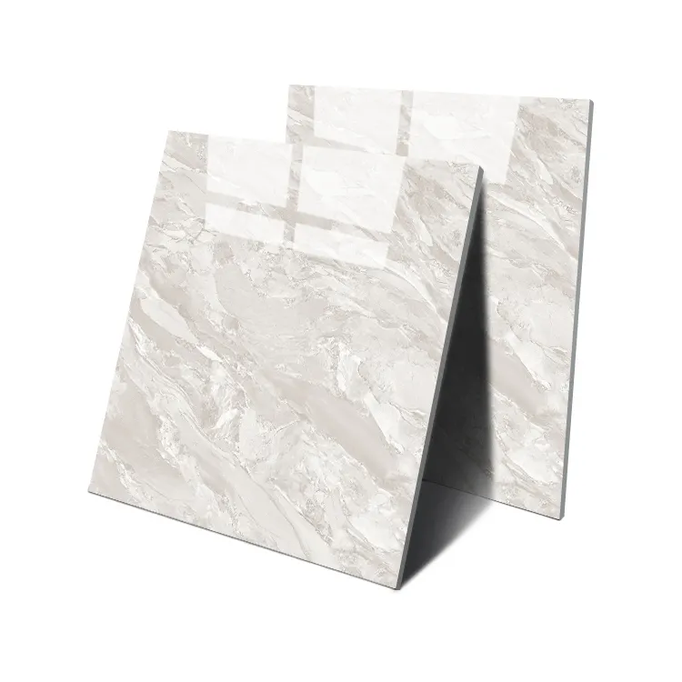 Carreaux de porcelaine blanc brillant, vente en gros, 600x600, carreaux de céramique, carreaux de sol avec prix