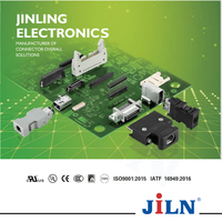Conector Jiln DIN41612 para PCB, Macho y Hembra, de 2x16, 16 y 32 Pines, USB 3 Tipo A, Conector de 9 Pines, Conexión Hembra Gris de 5mm, DIN de 8 Pines
