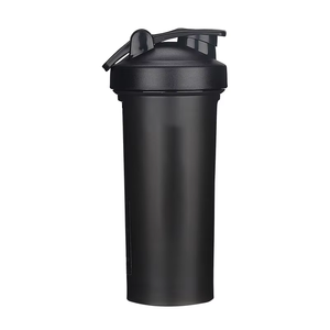 Botella Mezcladora de Proteínas de Plástico de 600 ml con Logotipo Personalizado, Libre de BPA, a Prueba de Fugas, Botella de Agua Deportiva para Gimnasio, Vaso Mezclador para Polvo de Proteínas - Product Image 1